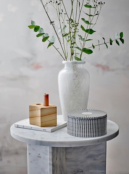 Mramorový kulatý odkládací stolek ø 46 cm Jasmia – Bloomingville