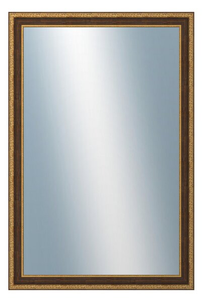 DANTIK - Zarámované zrcadlo - rozměr s rámem cca 80x120 cm z lišty KLASIK hnědá (3004)