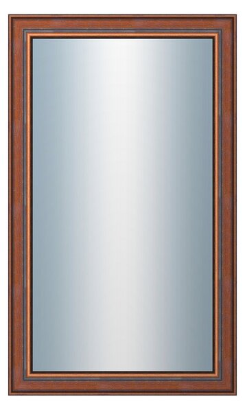 DANTIK - Zarámované zrcadlo - rozměr s rámem cca 60x100 cm z lišty ANGLIE hnědá (561)