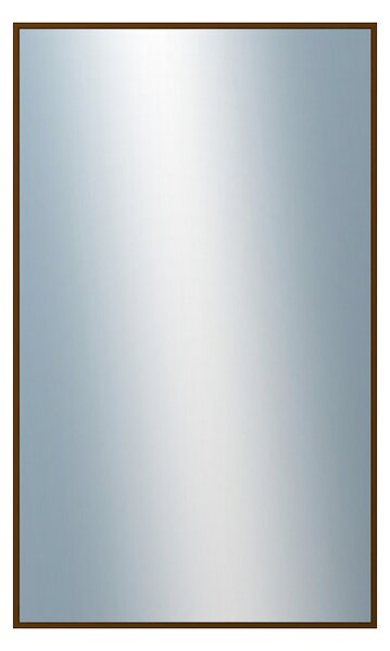 DANTIK - Zarámované zrcadlo - rozměr s rámem cca 60x100 cm z lišty Hliník hnědá | P269-211 (7269211)