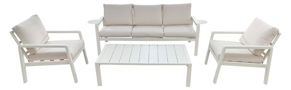 Set zahradního nábytku HADORA - krémový / béžový