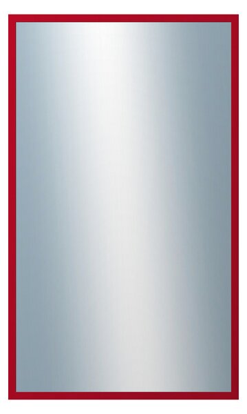 DANTIK - Zarámované zrcadlo - rozměr s rámem cca 60x100 cm z lišty PERLA červená lesklá vysoká (2878)