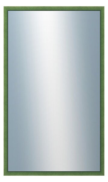 DANTIK - Zarámované zrcadlo - rozměr s rámem cca 60x100 cm z lišty BOX zelená mořená (1751)