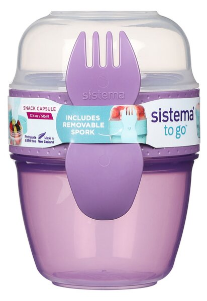 Sistema Svačinový kelímek To Go 515 ml Barva: misty purple