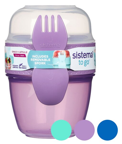 Sistema Svačinový kelímek To Go 515 ml Barva: misty purple