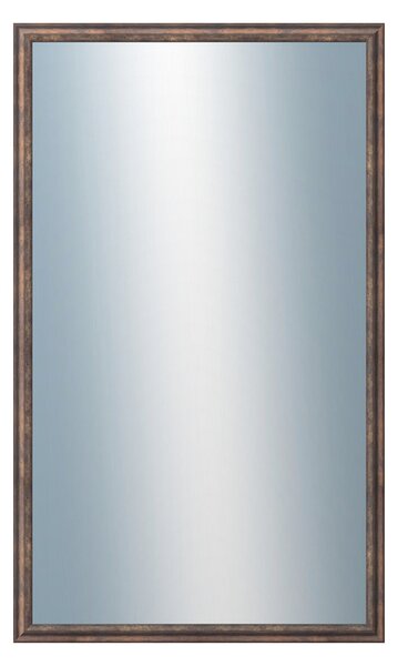 DANTIK - Zarámované zrcadlo - rozměr s rámem cca 60x100 cm z lišty TRITON měď antik (2141)