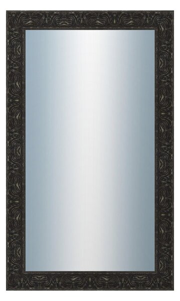 DANTIK - Zarámované zrcadlo - rozměr s rámem cca 60x100 cm z lišty PRAHA černá (2753)