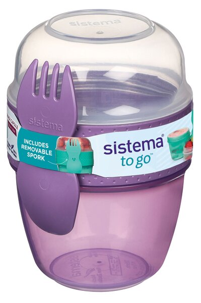Sistema Svačinový kelímek To Go 515 ml Barva: misty purple