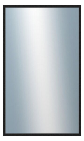 DANTIK - Zarámované zrcadlo - rozměr s rámem cca 60x100 cm z lišty KASETTE černá (2759)