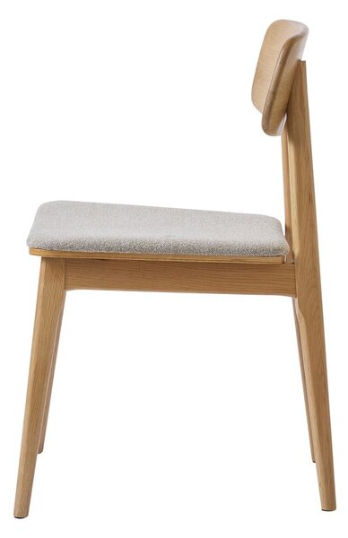 Jídelní židle v béžovo-přírodní barvě Livo – Unique Furniture