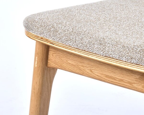 Jídelní židle v béžovo-přírodní barvě Livo – Unique Furniture