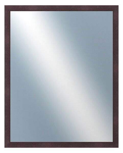 DANTIK - Zarámované zrcadlo - rozměr s rámem cca 40x50 cm z lišty FC hnědá vysoká (2184)
