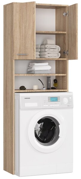Ak furniture Koupelnová skříňka nad pračku Fin dub sonoma