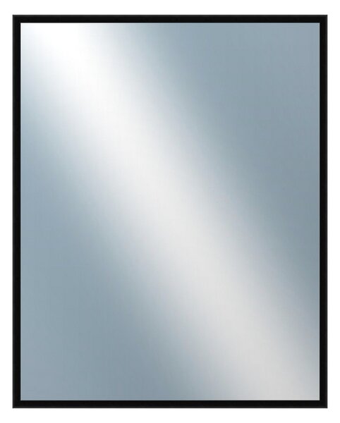 DANTIK - Zarámované zrcadlo - rozměr s rámem cca 40x50 cm z lišty Hliník černá lesklá |P269-016 (7269016)