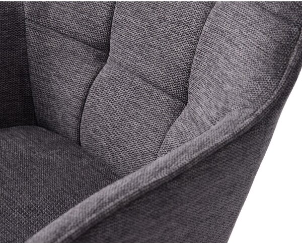 Tmavě šedá jídelní židle Nolan – Unique Furniture