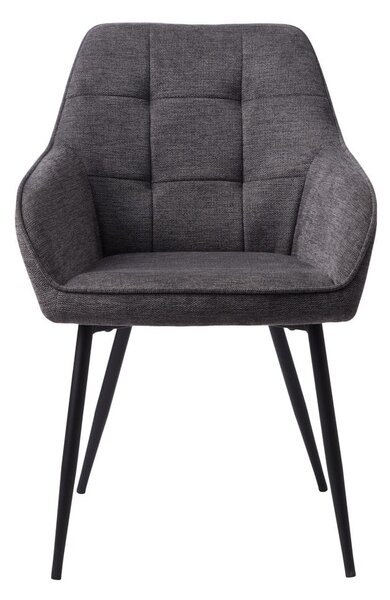 Tmavě šedá jídelní židle Nolan – Unique Furniture