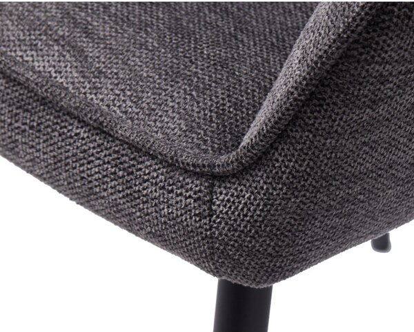 Tmavě šedá jídelní židle Nolan – Unique Furniture