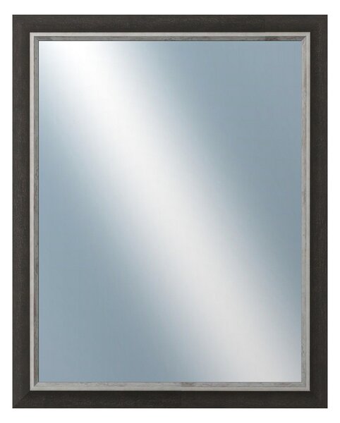 DANTIK - Zarámované zrcadlo - rozměr s rámem cca 40x50 cm z lišty TAIGA černá (3108)
