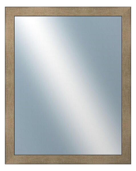 Zrcadlo v rámu Dantik 40x50cm z lišty KOSTKA platina (2785)