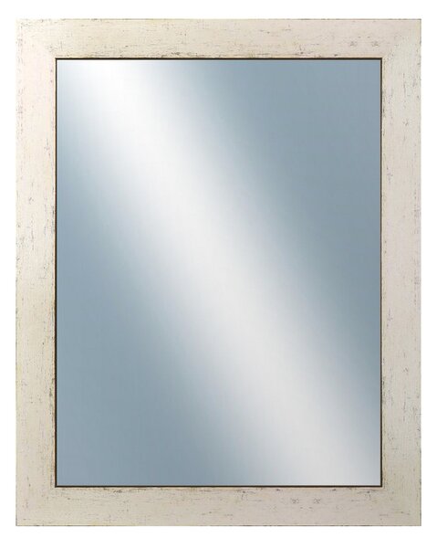 DANTIK - Zarámované zrcadlo - rozměr s rámem cca 40x50 cm z lišty RETRO bílá (2531)