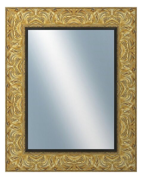 DANTIK - Zarámované zrcadlo - rozměr s rámem cca 40x50 cm z lišty PRAHA zlatá (2752)