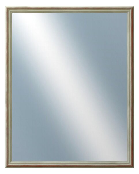 DANTIK - Zarámované zrcadlo - rozměr s rámem cca 40x50 cm z lišty Y-ka červená linka (3130)