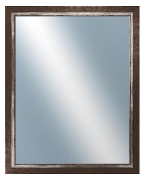 DANTIK - Zarámované zrcadlo - rozměr s rámem cca 40x50 cm z lišty IVANETE hnědá (2944)