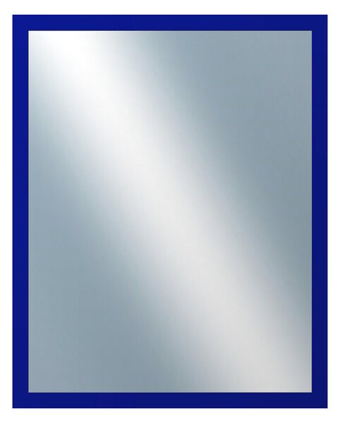 DANTIK - Zarámované zrcadlo - rozměr s rámem cca 40x50 cm z lišty PERLA modrá lesklá vysoká (2877)