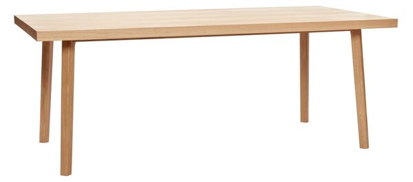 Jídelní stůl v dekoru dubu 100x200 cm Herringbone – Hübsch