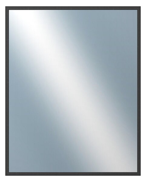 DANTIK - Zarámované zrcadlo - rozměr s rámem cca 40x50 cm z lišty Hliník černá | P269-021 (7269021)