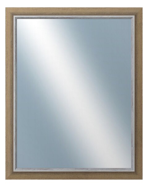 DANTIK - Zarámované zrcadlo - rozměr s rámem cca 40x50 cm z lišty TAIGA béžová (3105)