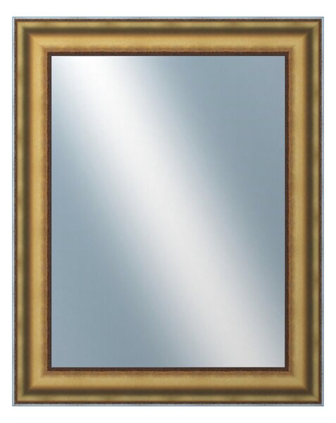 DANTIK - Zarámované zrcadlo - rozměr s rámem cca 40x50 cm z lišty DOPRODEJ|METAL AU prohlá velká (3022)