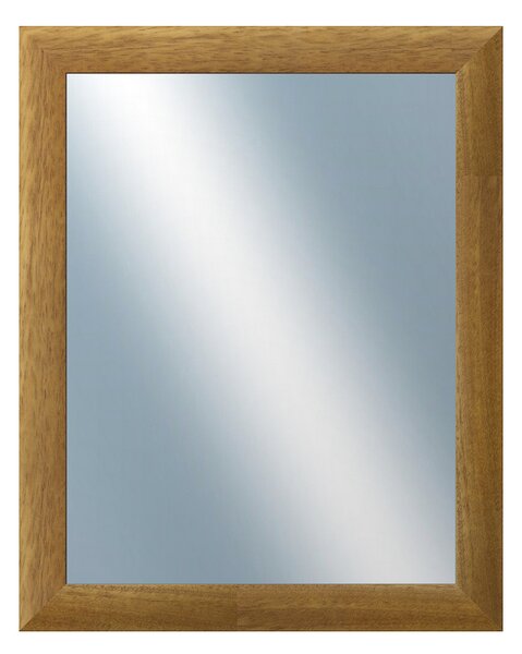 DANTIK - Zarámované zrcadlo - rozměr s rámem cca 40x50 cm z lišty LEDVINKA hnědá (1441)