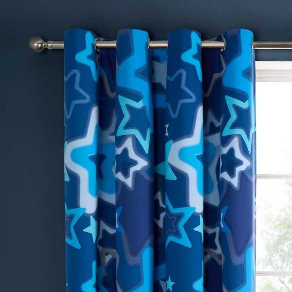 Dětský závěs 2 ks 168x183 cm Ombre Stars – Catherine Lansfield