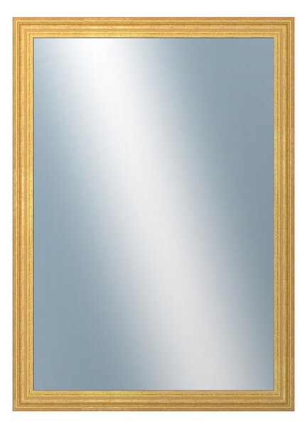 DANTIK - Zarámované zrcadlo - rozměr s rámem cca 50x70 cm z lišty LYON zlatá (2703)