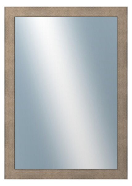 DANTIK - Zarámované zrcadlo - rozměr s rámem cca 50x70 cm z lišty ANDRÉ velká bronz (3159)