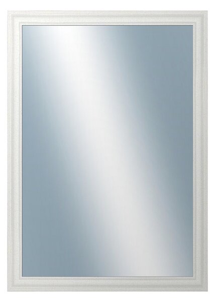 DANTIK - Zarámované zrcadlo - rozměr s rámem cca 50x70 cm z lišty LYON bílá (2666)