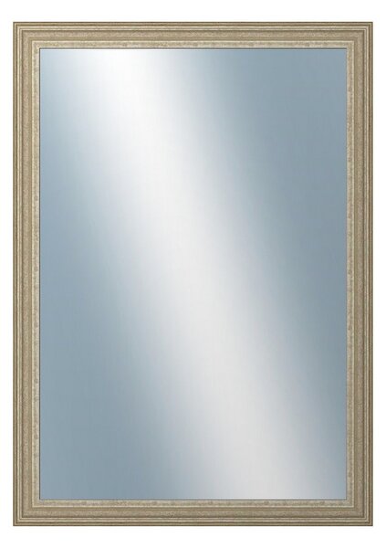 DANTIK - Zarámované zrcadlo - rozměr s rámem cca 50x70 cm z lišty LYON stříbrná (2704)