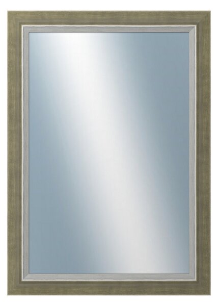DANTIK - Zarámované zrcadlo - rozměr s rámem cca 50x70 cm z lišty AMALFI zelená (3115)