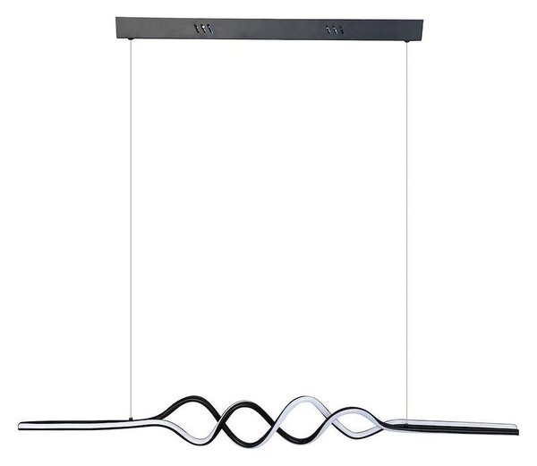 LED Lustr na lanku ANCONA LED/36W/230V černá