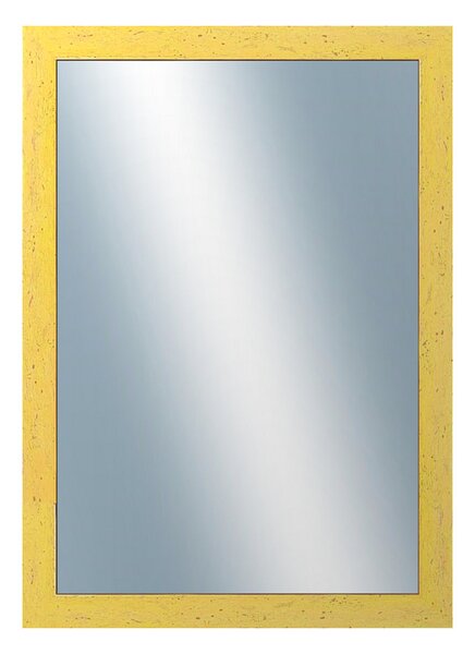 DANTIK - Zarámované zrcadlo - rozměr s rámem cca 50x70 cm z lišty RETRO žlutá (2533)