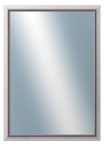 DANTIK - Zarámované zrcadlo - rozměr s rámem cca 50x70 cm z lišty RIVIERA vínová (3104)