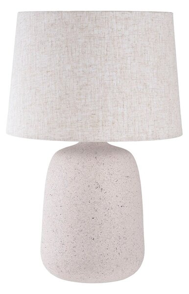 Krémová stolní lampa s textilním stínidlem (výška 47 cm) Croft – House Nordic