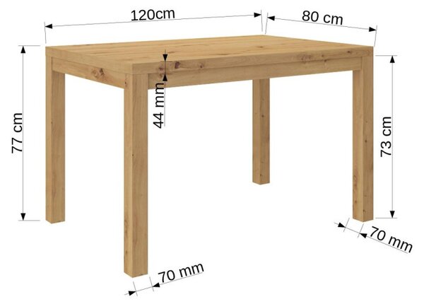 Konferenční stolek OLAF 2 120x80