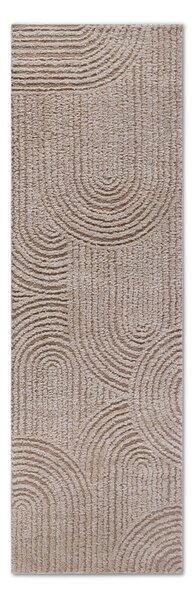 Béžový běhoun 80x240 cm Chappe Beige – Elle Decoration