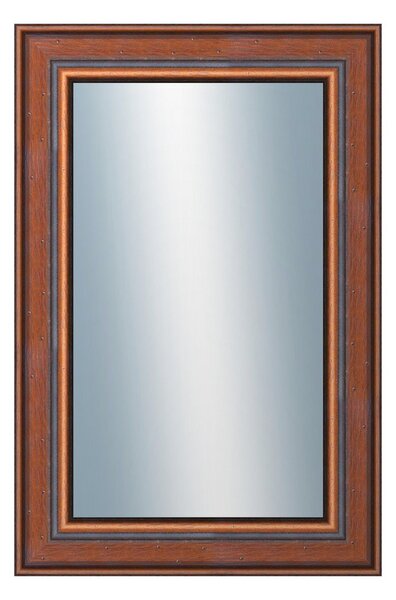 DANTIK - Zarámované zrcadlo - rozměr s rámem cca 40x60 cm z lišty ANGLIE hnědá (561)