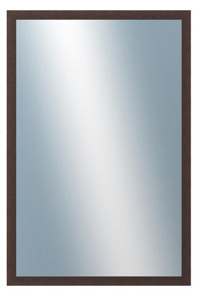 DANTIK - Zarámované zrcadlo - rozměr s rámem cca 40x60 cm z lišty KASETTE hnědá (2757)