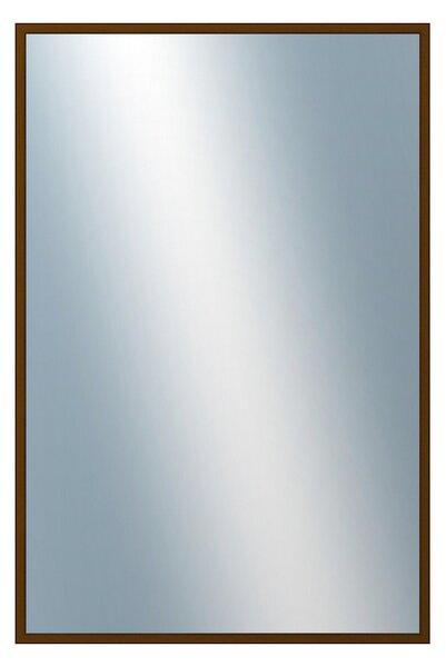 DANTIK - Zarámované zrcadlo - rozměr s rámem cca 40x60 cm z lišty Hliník hnědá | P269-211 (7269211)