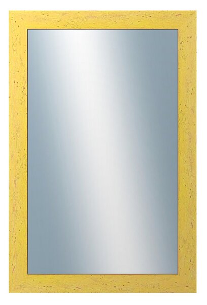 DANTIK - Zarámované zrcadlo - rozměr s rámem cca 40x60 cm z lišty RETRO žlutá (2533)
