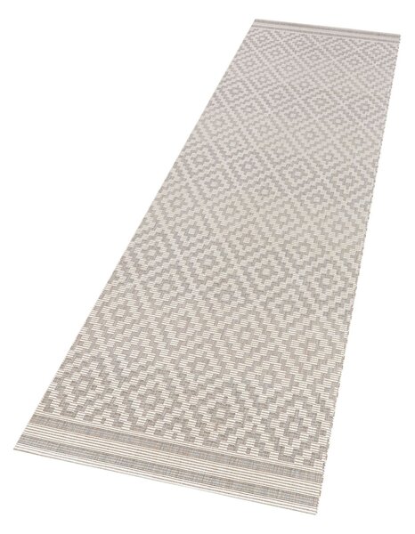 Hanse Home, Kusový koberec Meadow 102467 – na ven i na doma, 80x150, šedá, chodba / předsíň